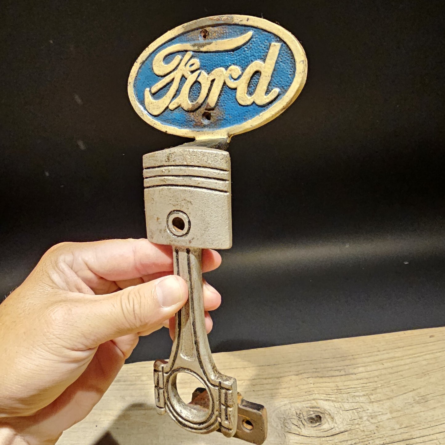 Antique Style Cast Iron Ford Door Gate Handle