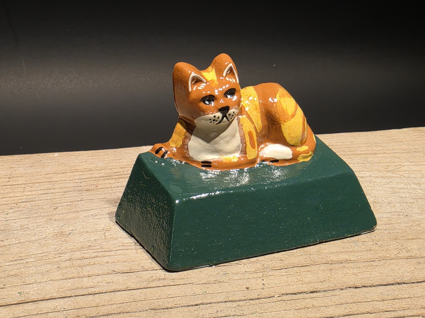 Antique Vintage Style Cast Iron Cat Door Stop Wedge