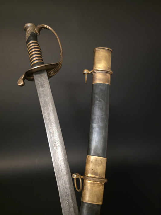 Antique-Style 1850 Union Officer’s Civil War Sword