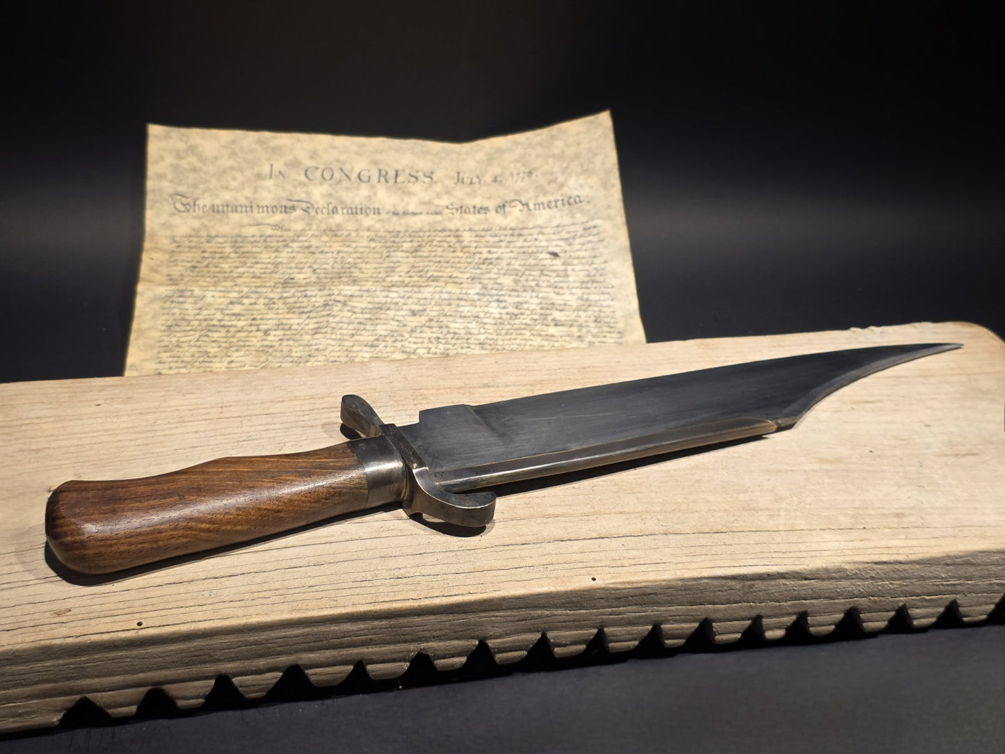 19" Antique Style Civil War Confederate Bowie Knife