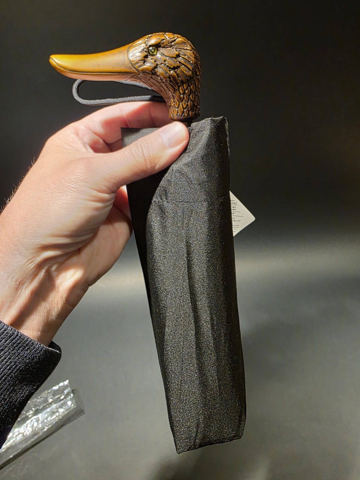 11 1/2" Antique Style Mallard Duck Handle Umbrella