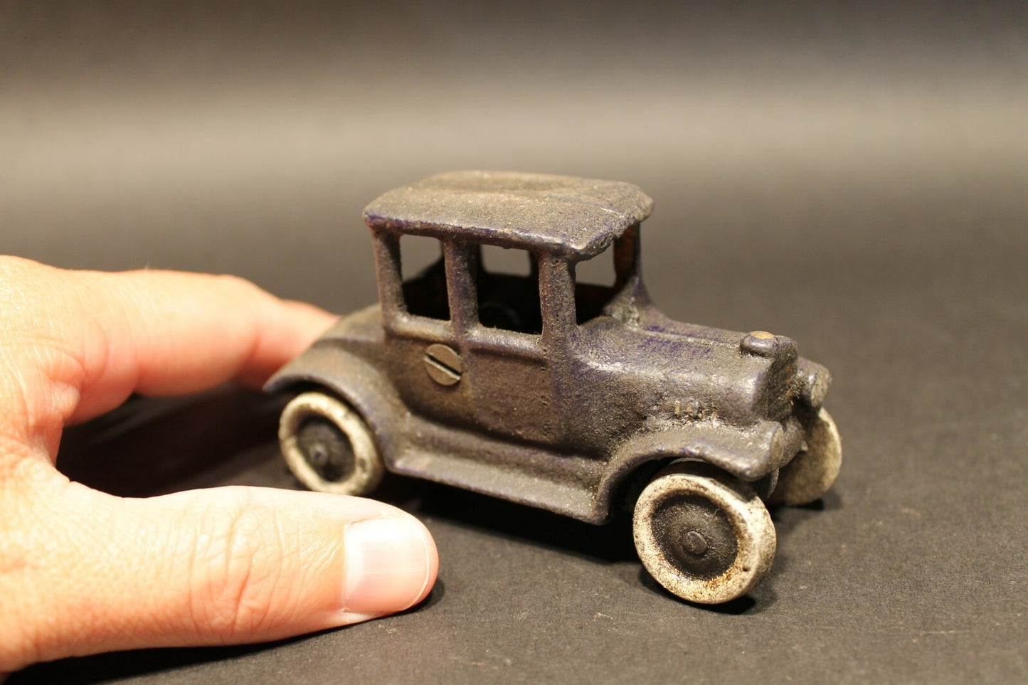 Antique Vintage Style Cast Iron Sedan Toy Car