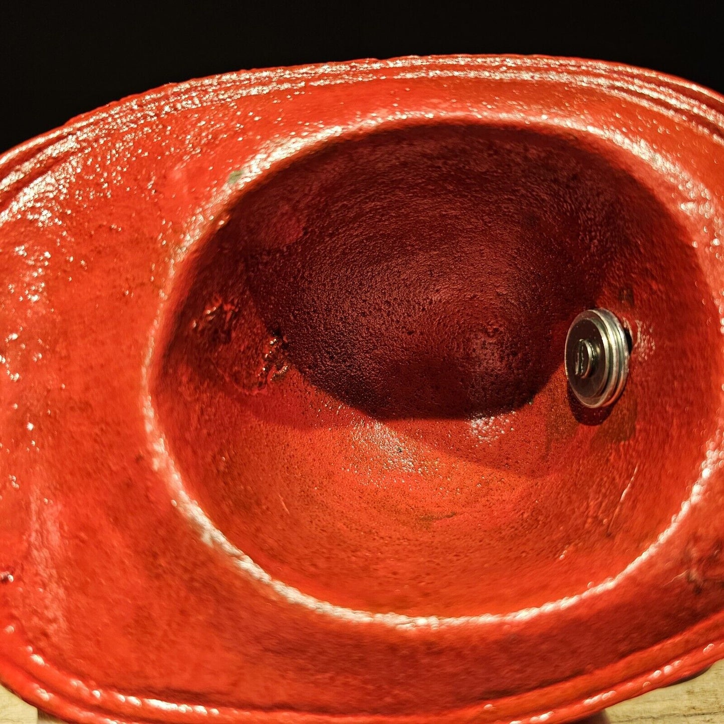 Antique Style Miniature Cast Iron Texaco Fireman Helmet