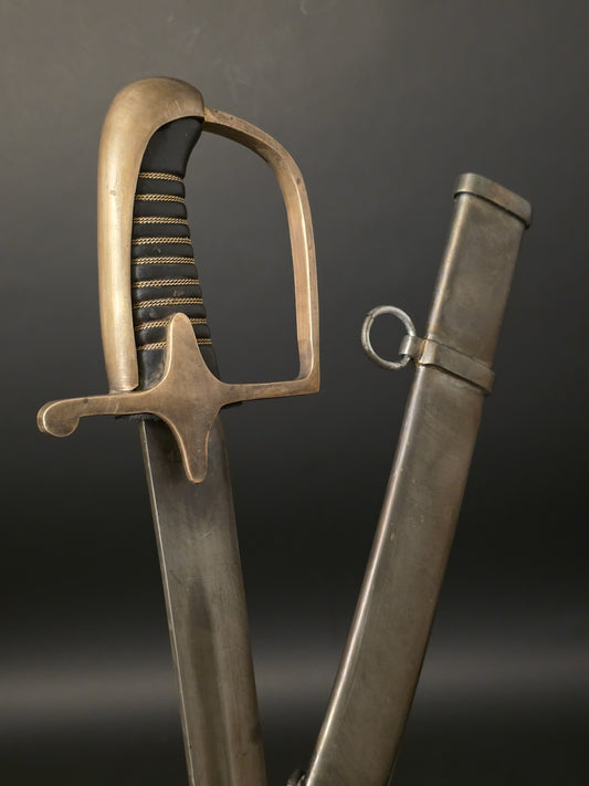1821 Pattern Cavalry Saber Sword w/ Scabbard – British Officer Style