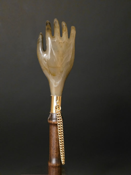 22" Vintage Style Shoehorn Hand Back Scratcher