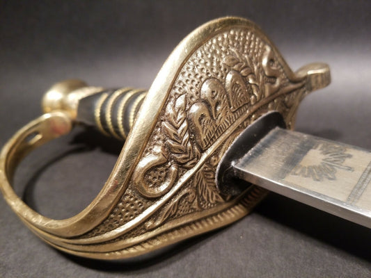 Antique Style Fayetteville Armory Civil War Officers Confederate CS Sword