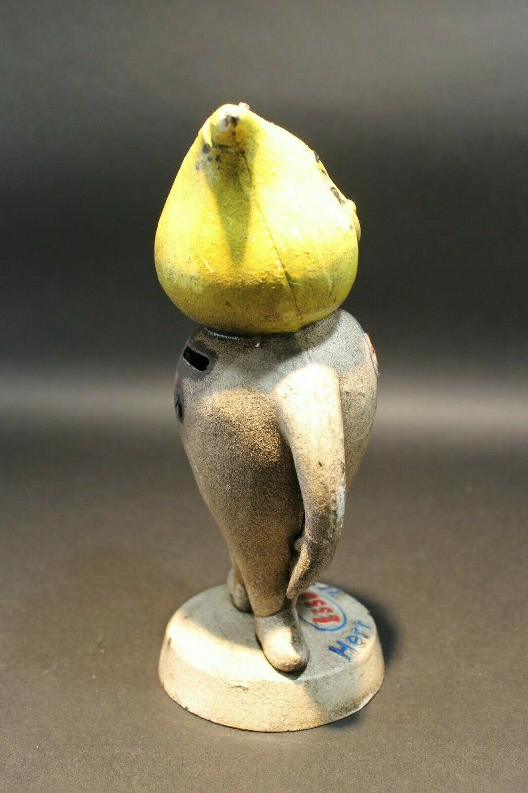 Antique Vintage Style Cast Iron Esso Coin Bank M Busch Gmbh - Early Home Decor