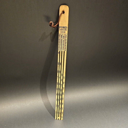 Antique Style Wood Motel T Ford Car Gas Measuring Stick