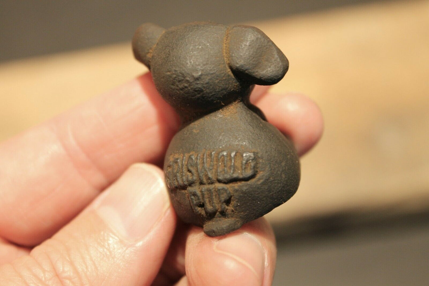 Vintage Antique Style Miniature Cast Iron "Griswold Pup" Dog - Early Home Decor