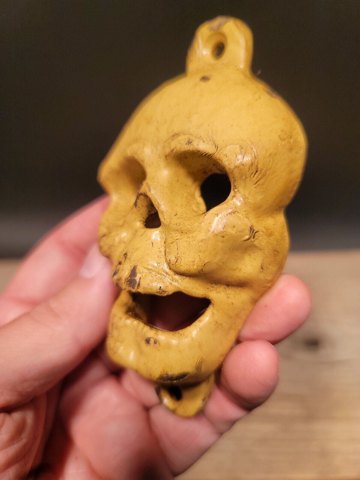 Antique Vintage Style Cast Iron folk art Wall Bottle Opener