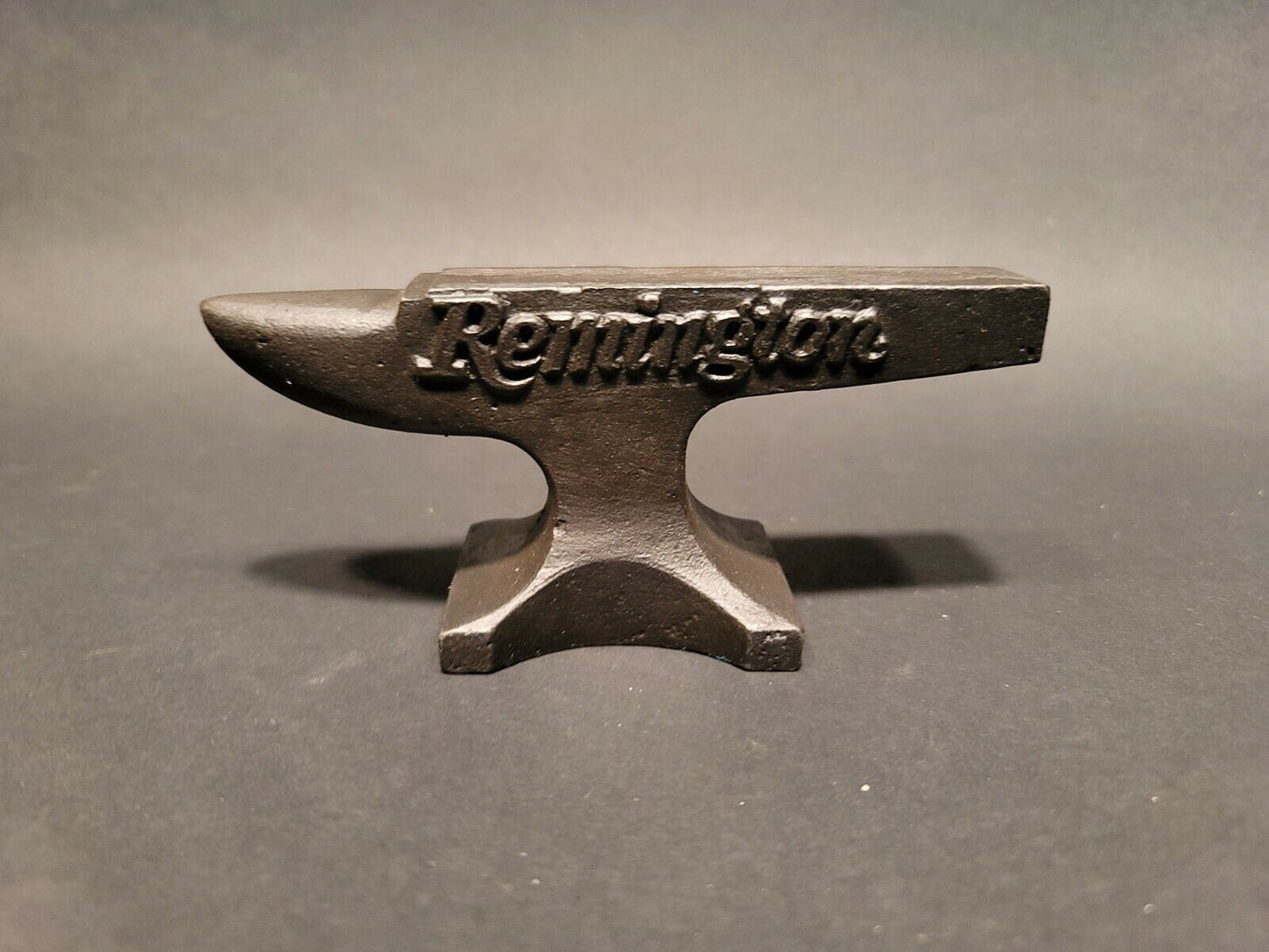 Vintage Antique Style Cast Iron "Remington" Miniature Anvil
