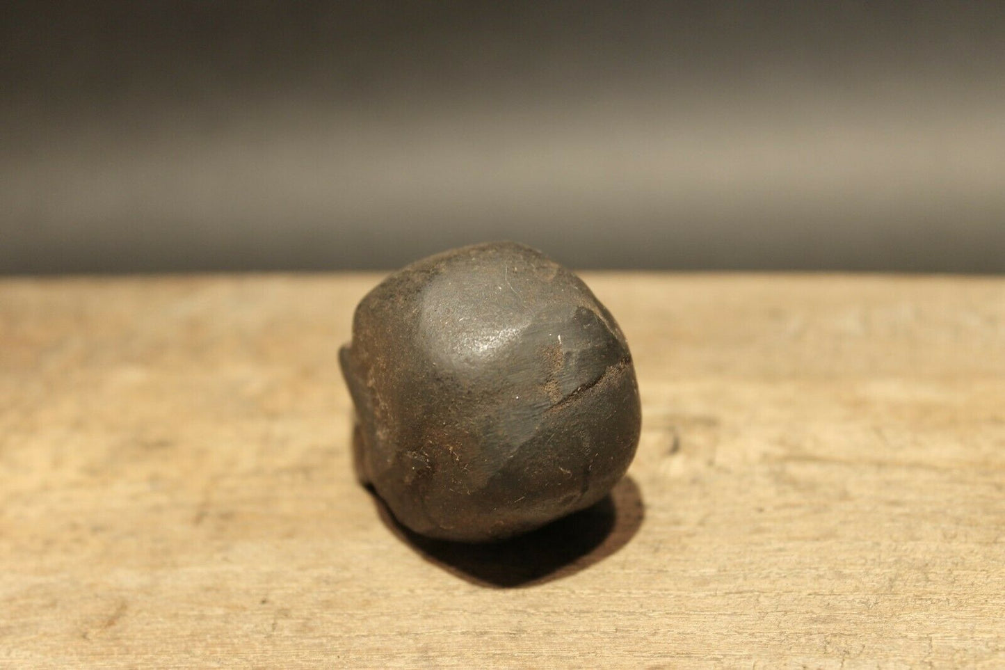 Vintage Antique Style Miniature Cast Iron Skull Paperweight - Early Home Decor