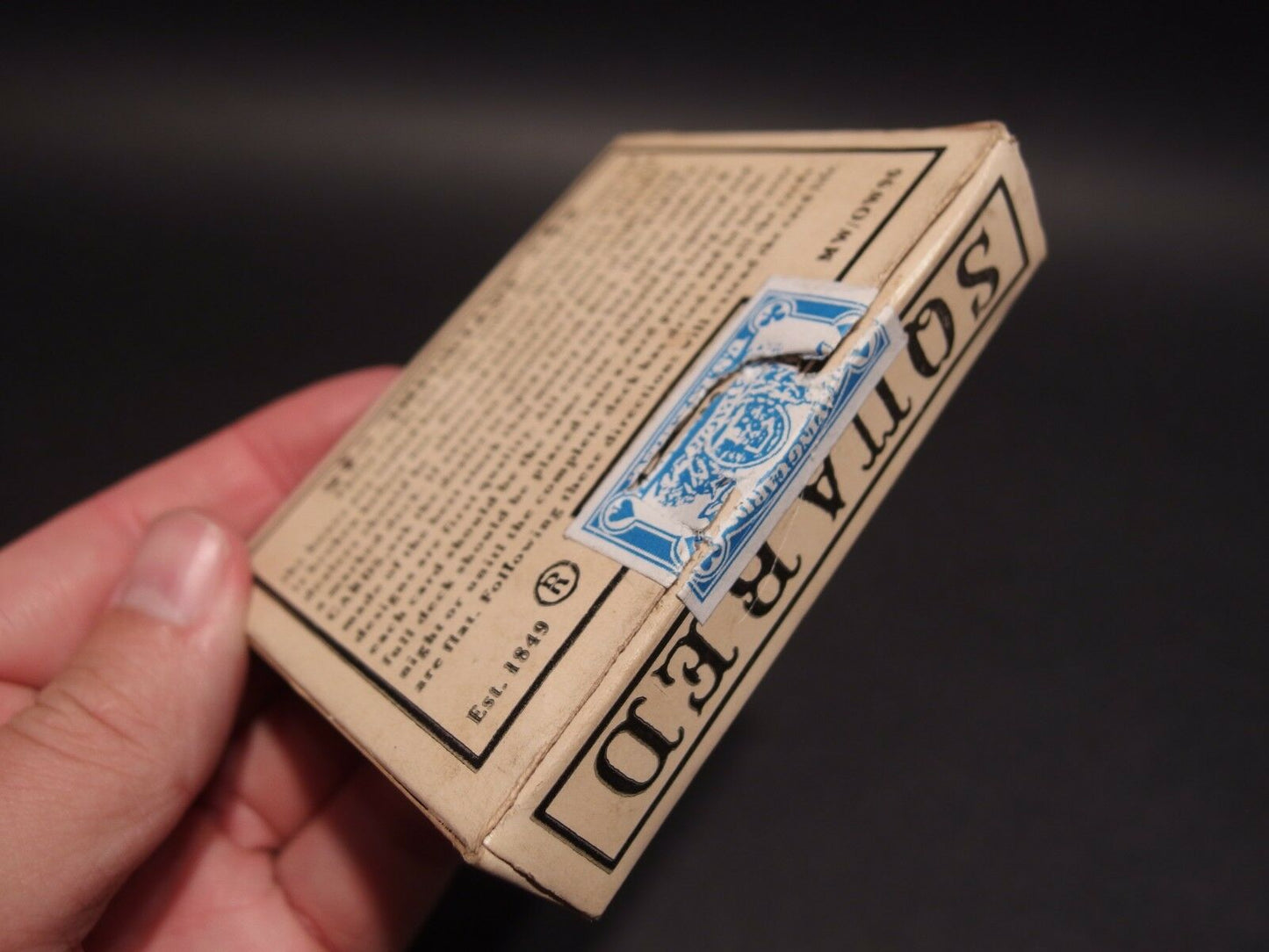 Antique Vintage Style 19th C Deck of Playing Cards - Early Home Decor