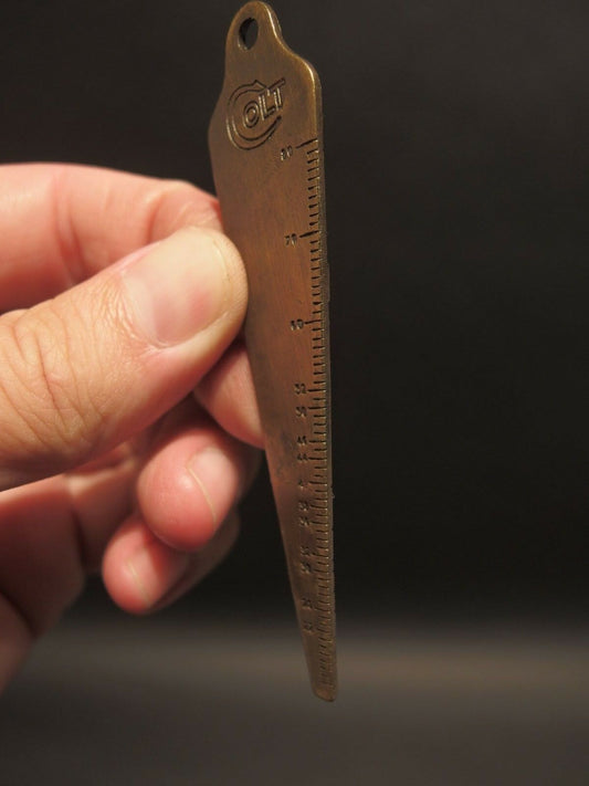 Antique Vintage Style Colt Firearms Gunsmith Bore Gage Key chain - Early Home Decor