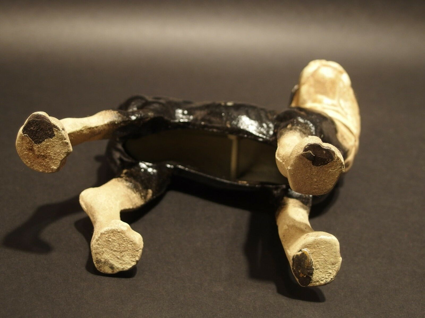 Antique Style Miniature Cast Iron Pug Dog Statue - Early Home Decor
