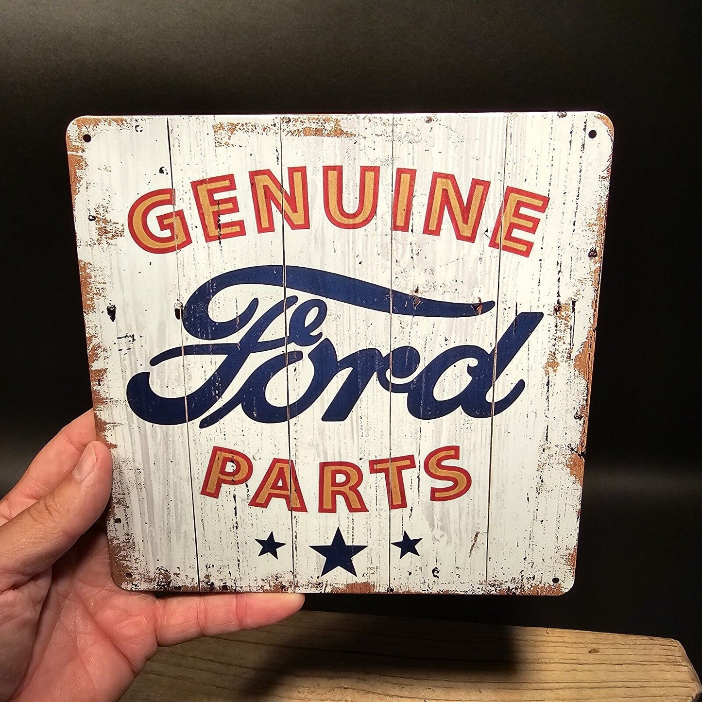 8" Vintage Style Metal Ford Sign Plaque