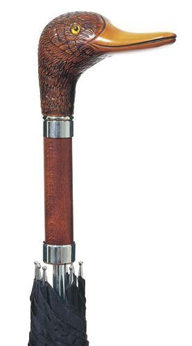 Antique Style Mallard Head Umbrella