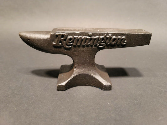 Vintage Antique Style Cast Iron "Remington"  Miniature Anvil