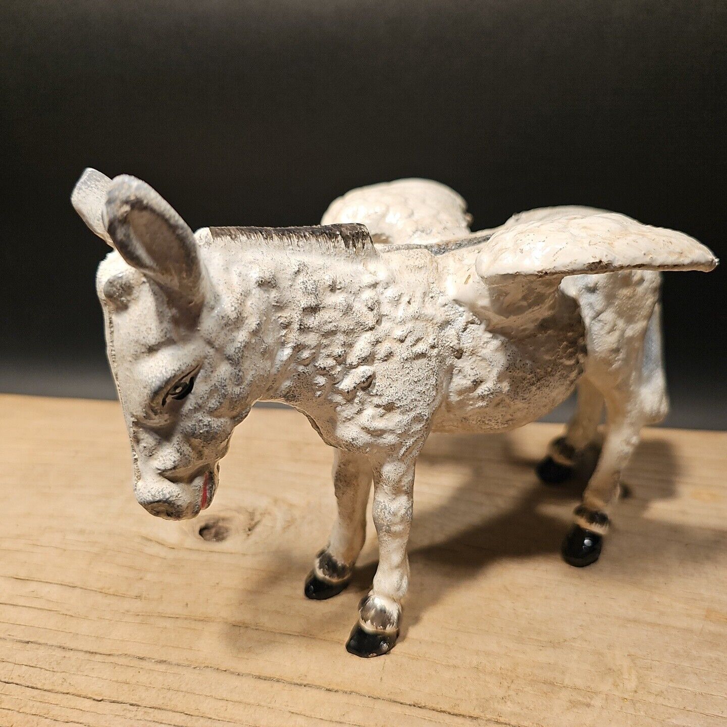 Antique Style Cast Iron Flying Donkey Coin Bank