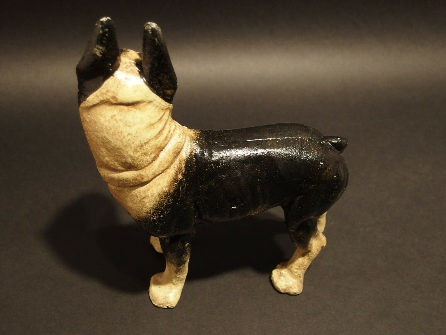 Antique Style Miniature Cast Iron Pug Dog Statue - Early Home Decor