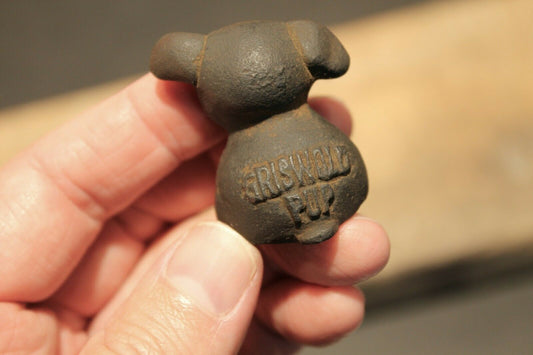 Vintage Antique Style Miniature Cast Iron "Griswold Pup" Dog - Early Home Decor