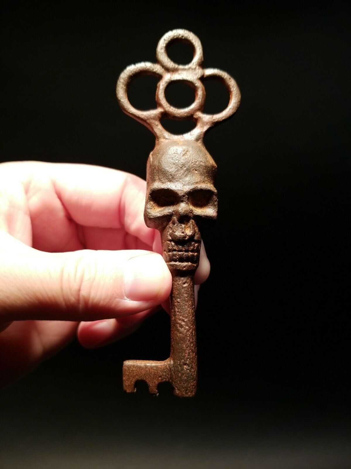 Antique Vintage Style Cast Iron Skull Skeleton Key – Early Home Decor