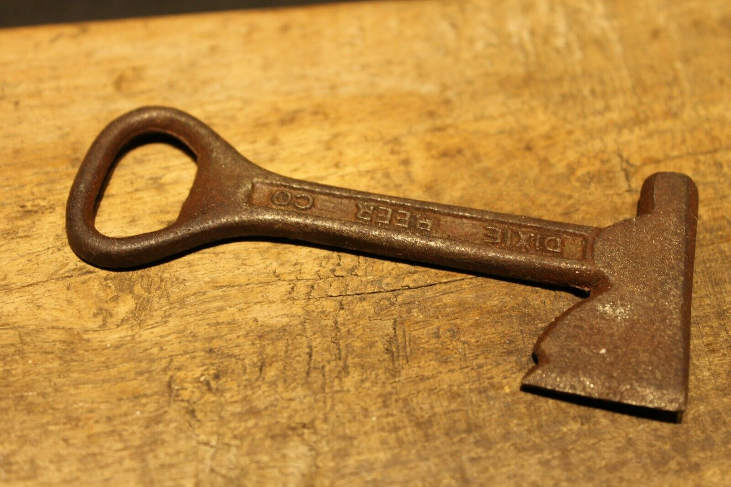 Antique Vintage Style Cast Iron Dixie Beer Bottle Opener Fireman Axe Hatchet - Early Home Decor