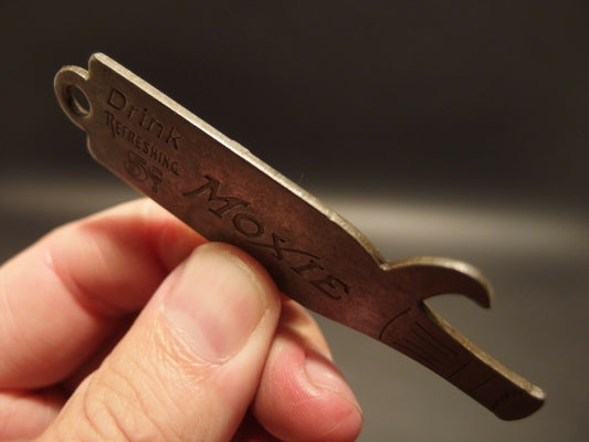 Antique Vintage Style Moxie Bottle Opener - Early Home Decor