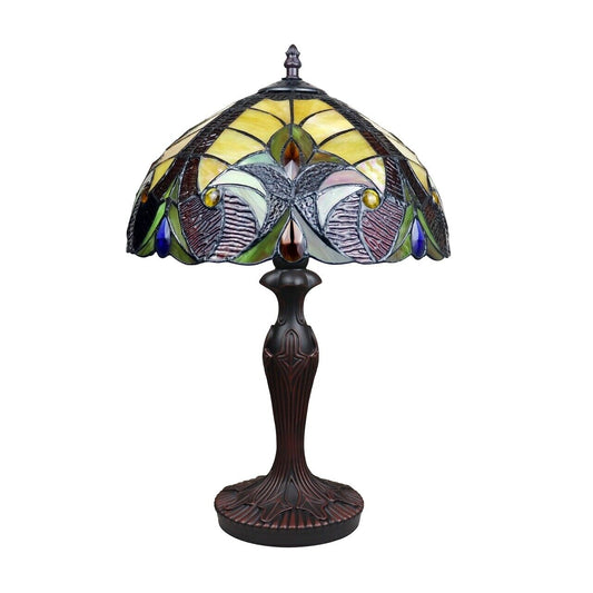 18.3" 1 light Stained Glass Table Lamp