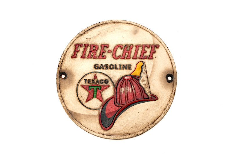 Texaco Fire Chief Sign