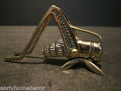 Antique Primitive Vintage Style Solid Brass Fireplace Hearth Cricket - Early Home Decor