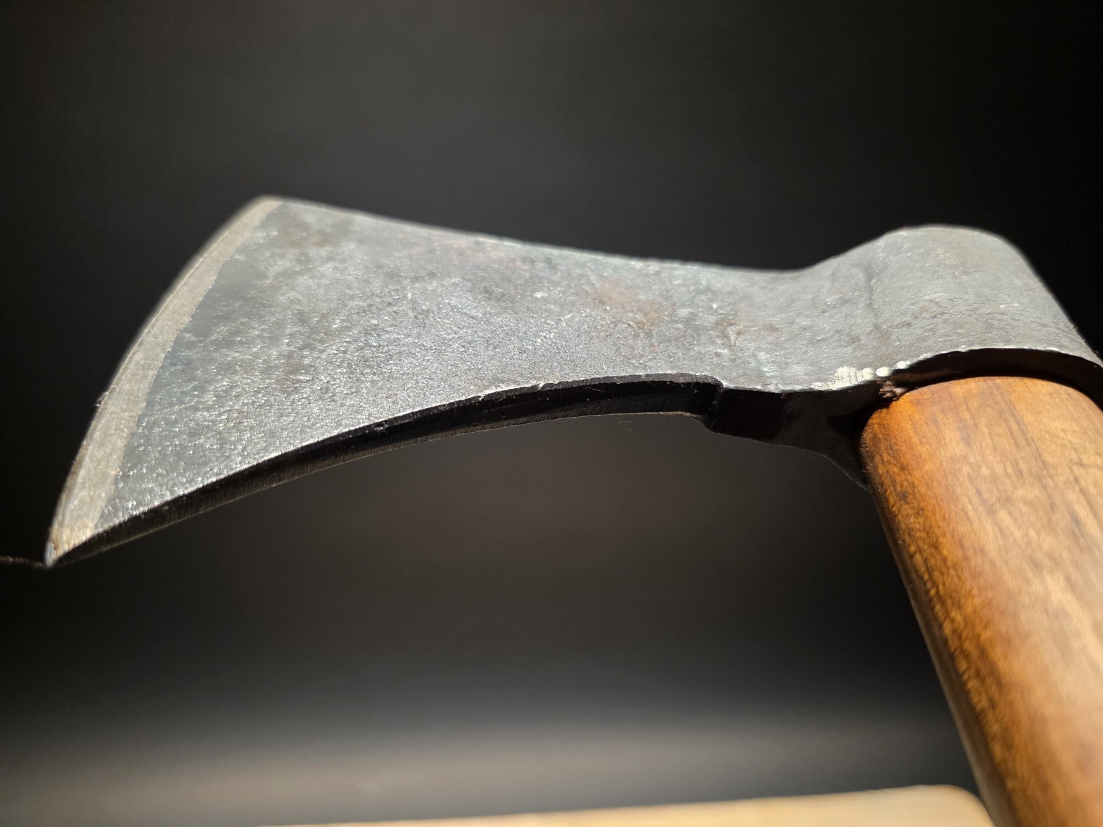Vintage-Style Camp Axe with Wood Handle