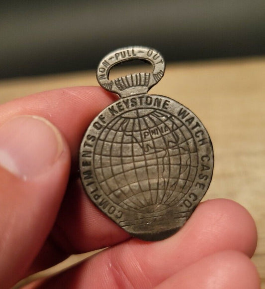 Antique Vintage Style Pocket Watch Case Opener Souvenir