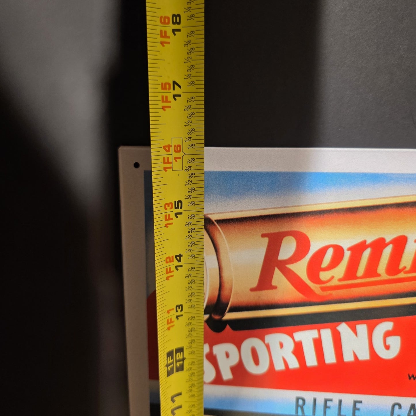 Remington Sporting Cartridges Tin Sign – Rifle Pistol Ammunition Advertising