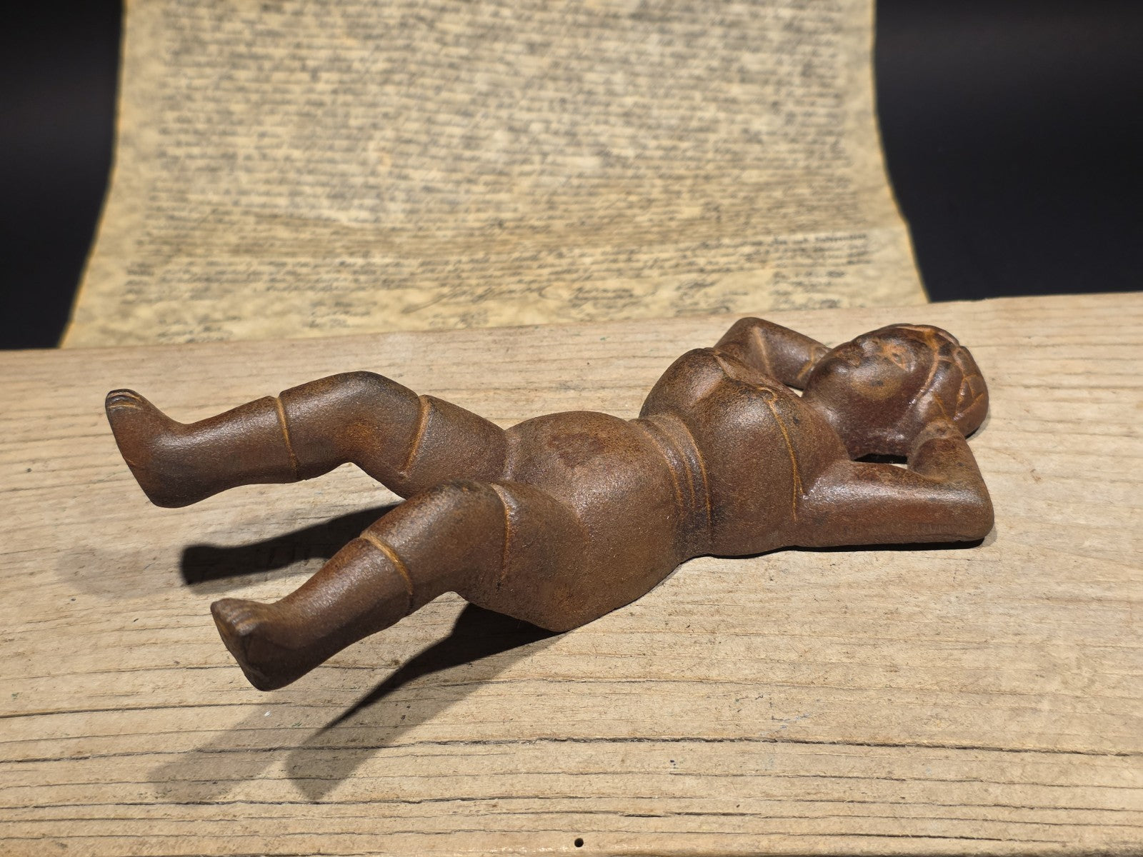 8.5" Antique Style Cast Iron Figural Boot Jack – Vintage Style Lady Boot Remover