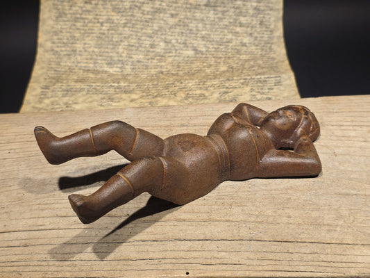 8.5" Antique Style Cast Iron Figural Boot Jack – Vintage Style Lady Boot Remover