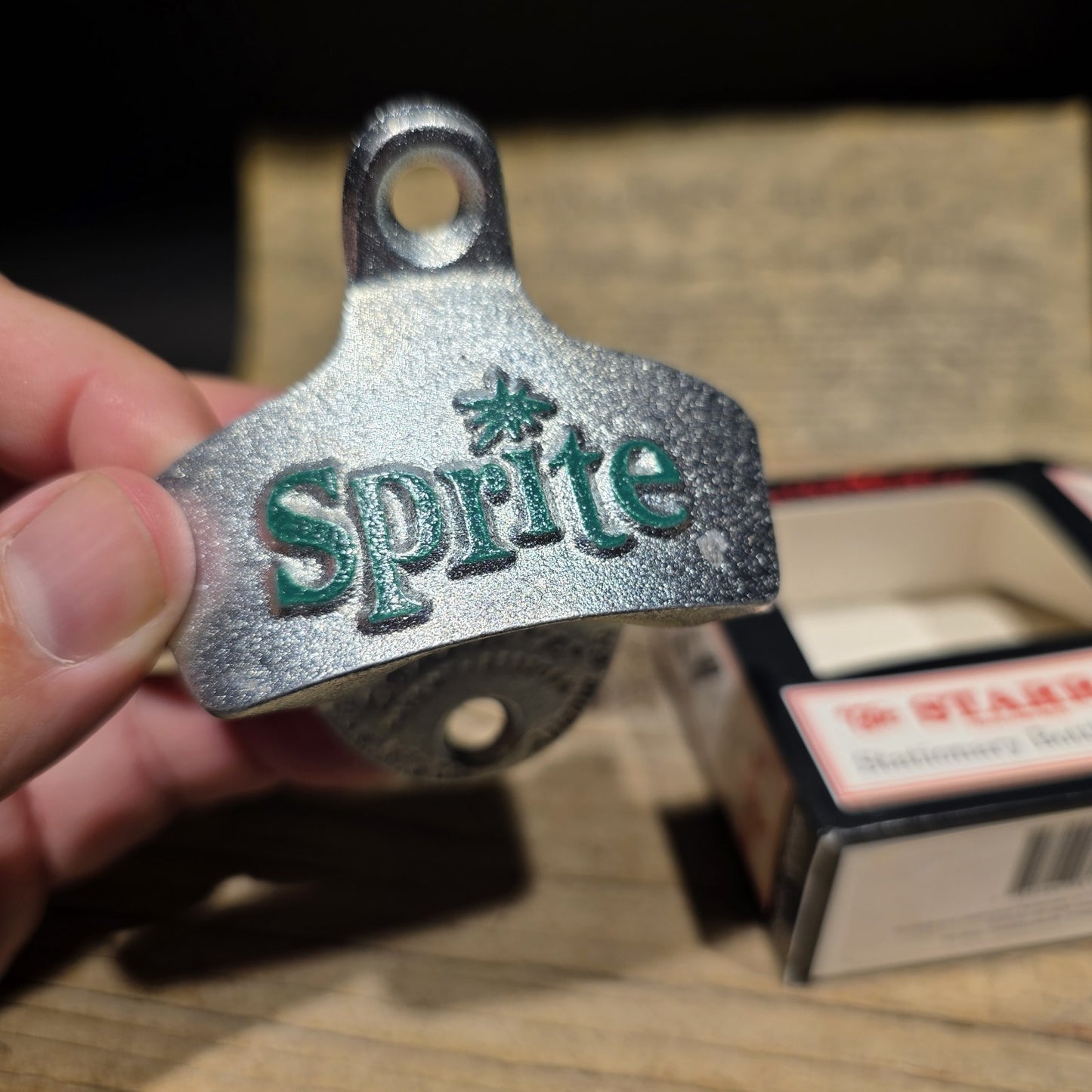 Sprite Starr X Bottle Opener in Box  2006 Coca-Cola Wall Mount