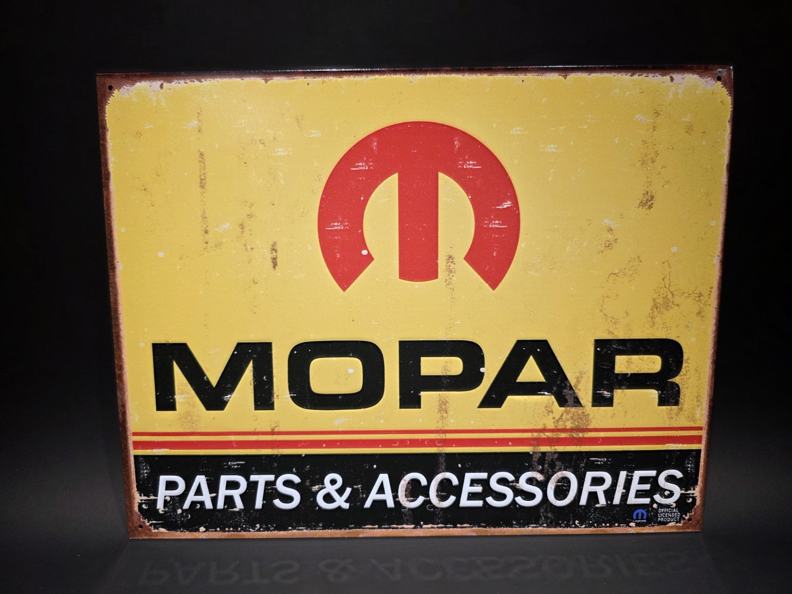 Metal Vintage Style Mopar Auto Parts Sign