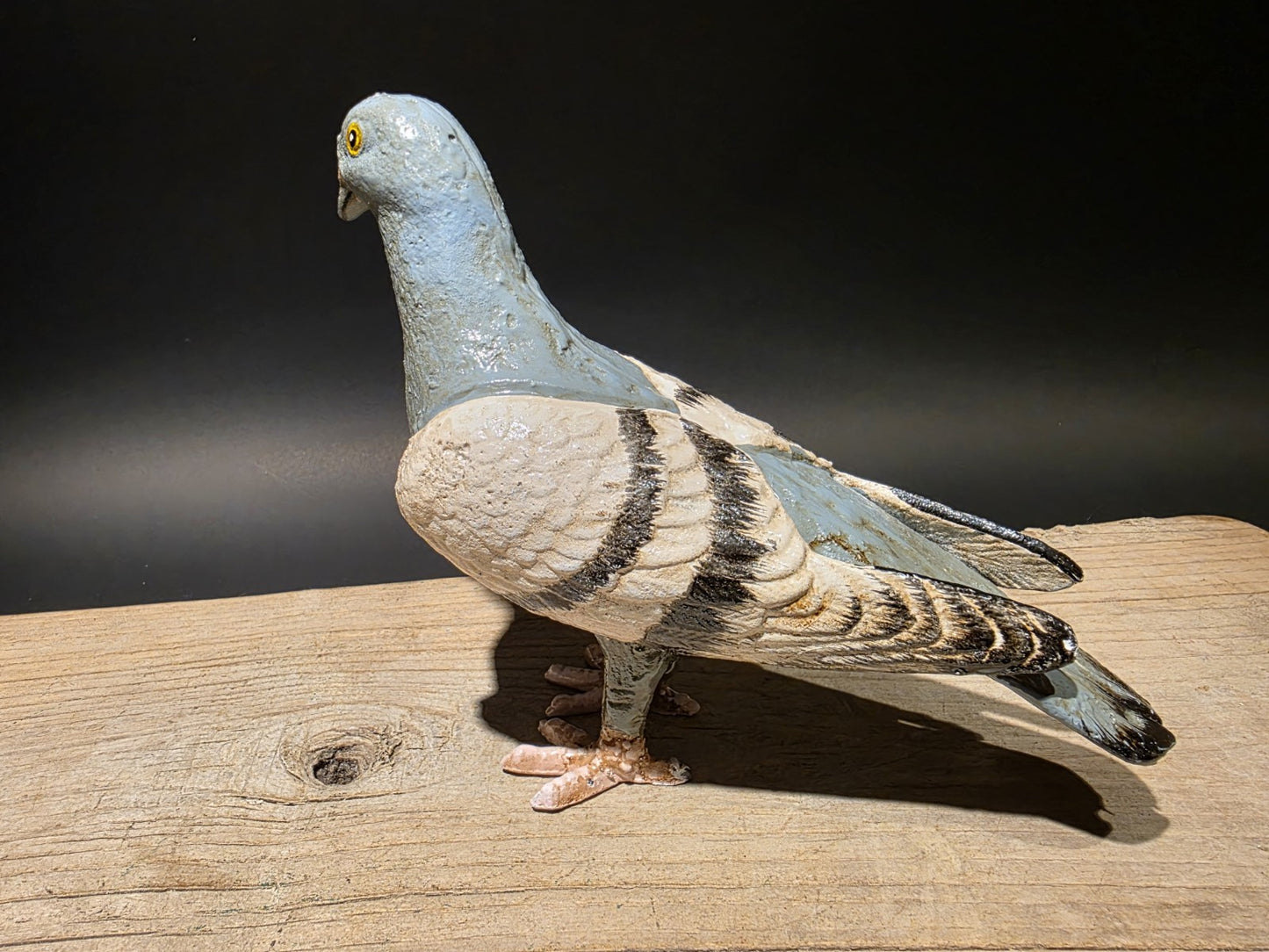 Antique Vintage Style Cast Iron Pigeon Decoy