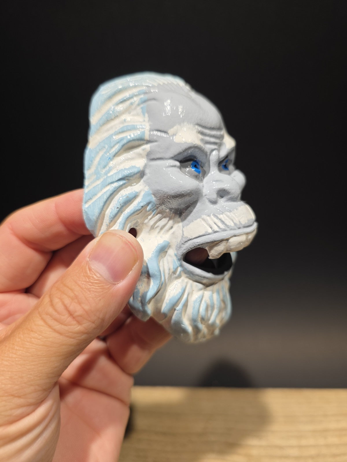 Antique Vintage Style Cast Iron Yeti Sasquatch Wall mount Bottle Opener
