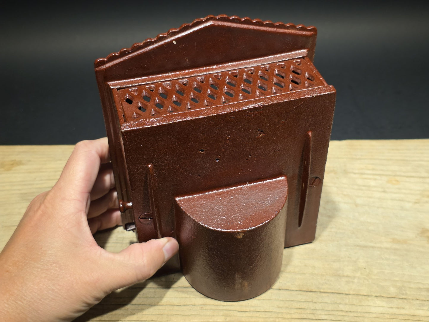 Antique Style Cast Iron Mechanical Coin Bank