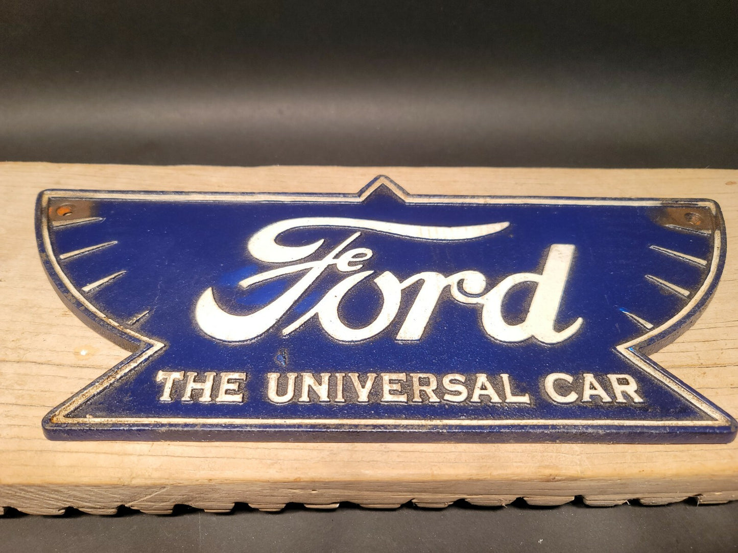 Antique Vintage Style Cast Iron Ford Car Sign Plaque