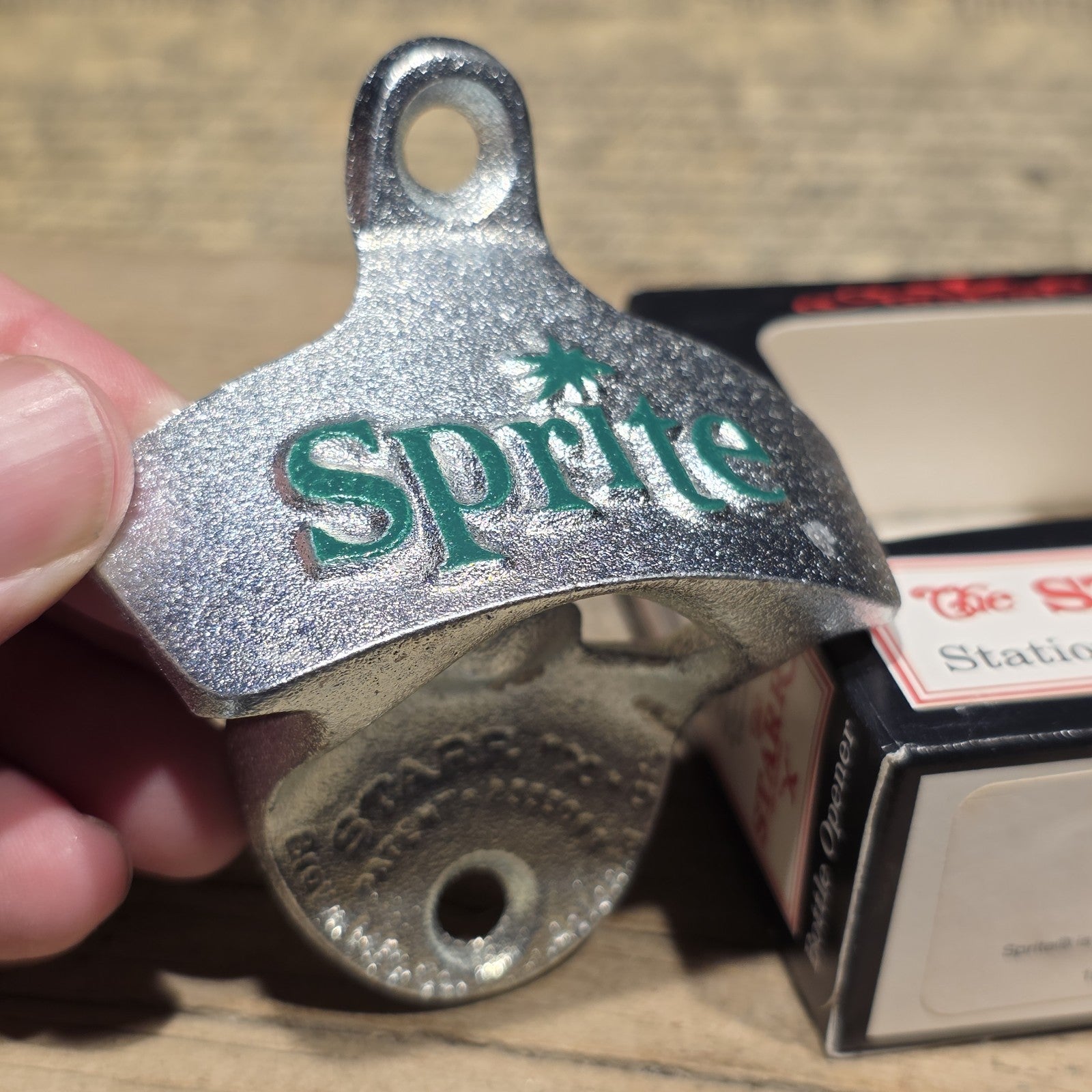 Sprite Starr X Bottle Opener in Box  2006 Coca-Cola Wall Mount