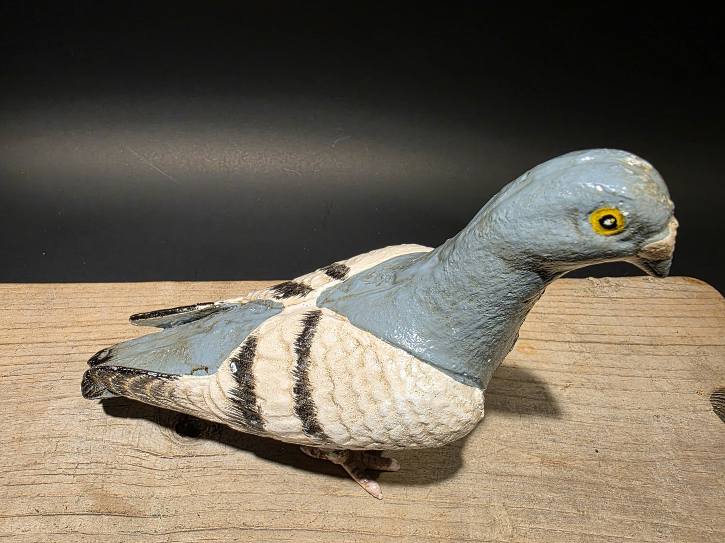 Antique Vintage Style Cast Iron Pigeon Decoy