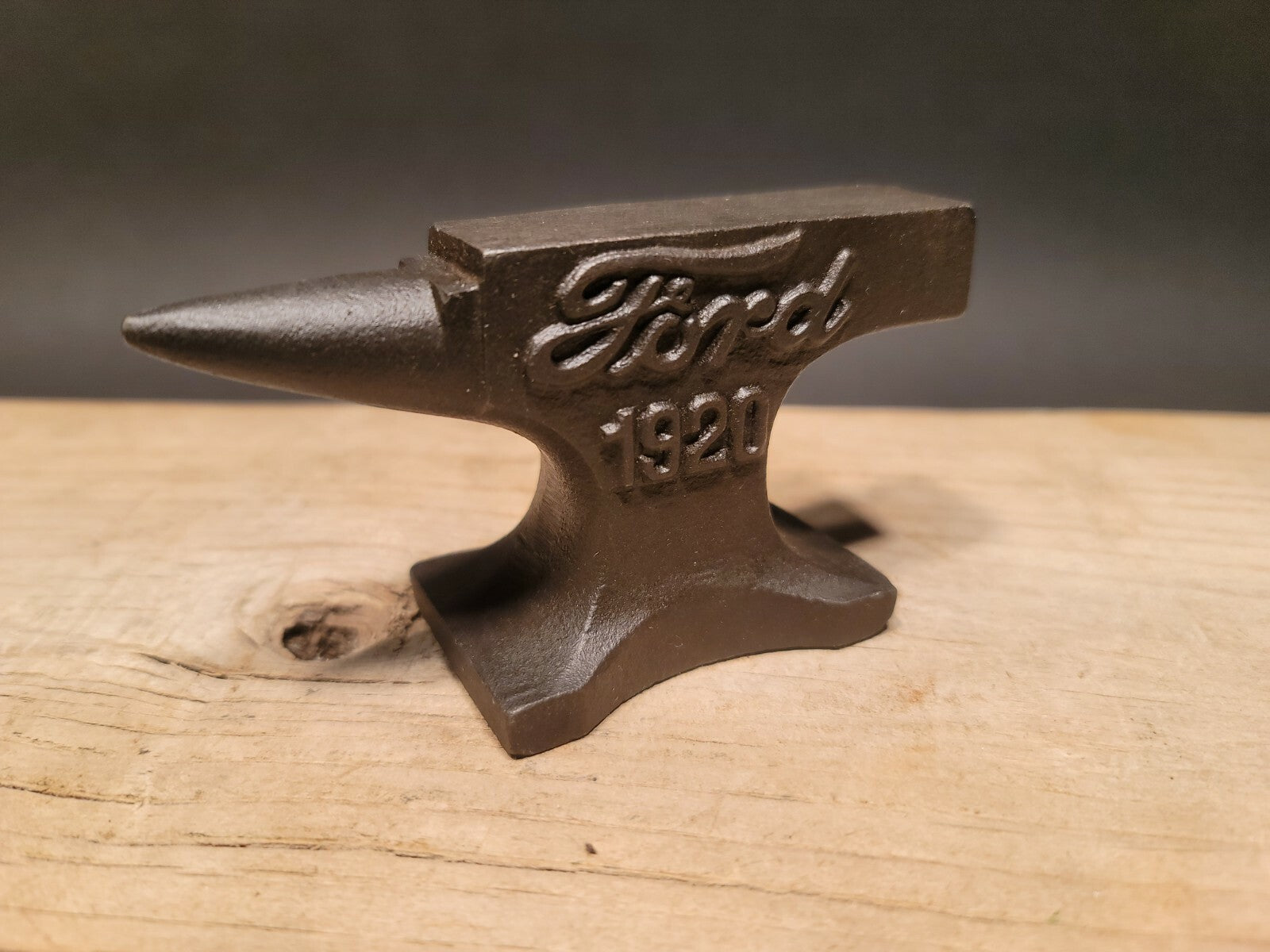 Vintage Antique Style Cast Iron Ford Miniature Anvil