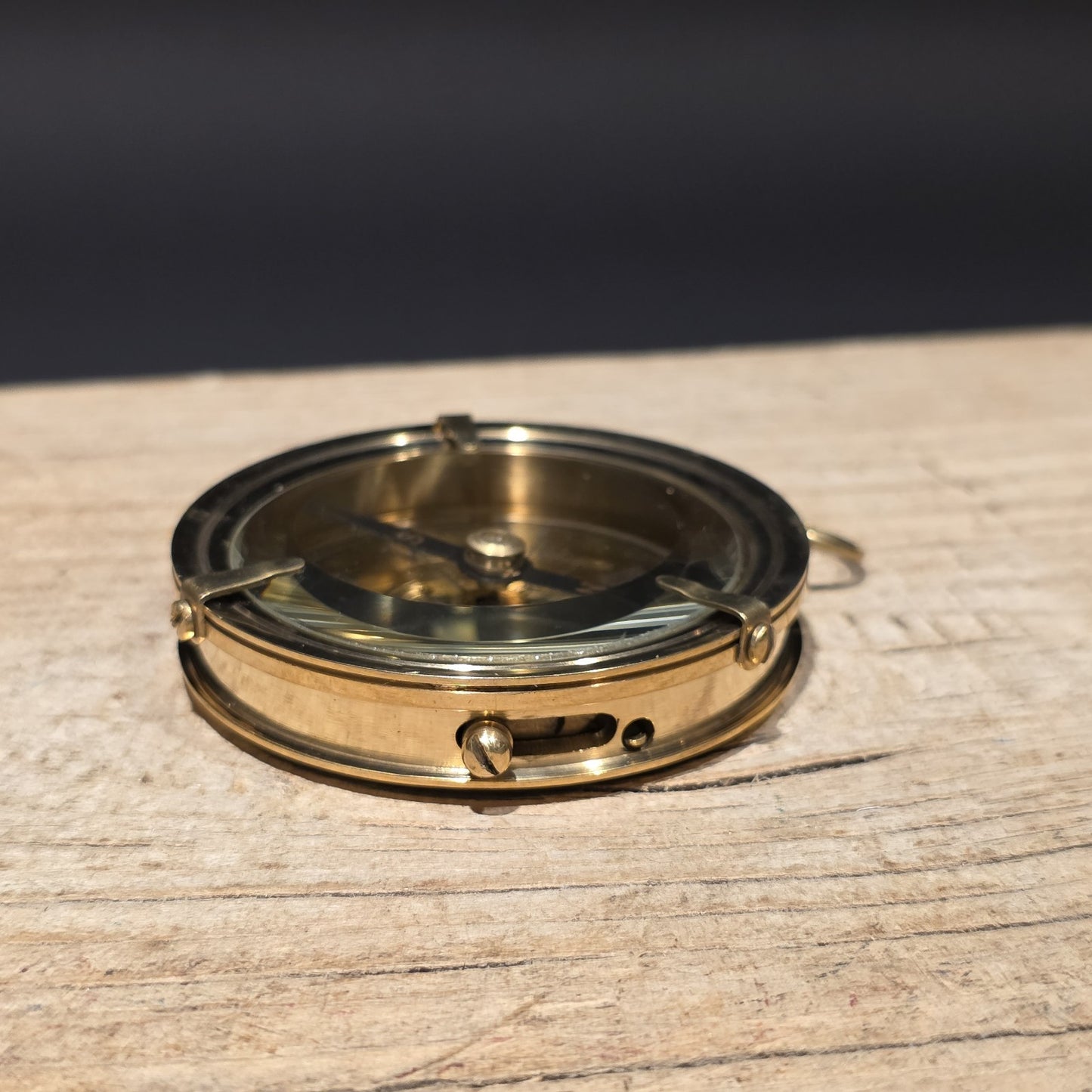 Brass Pocket Compass – Vintage Style Nautical Hunter Case Compass
