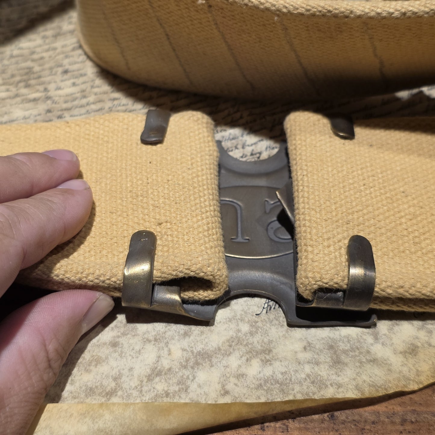 U.S. Canvas Cartridge Belt – Indian Wars Spanish-American War Style
