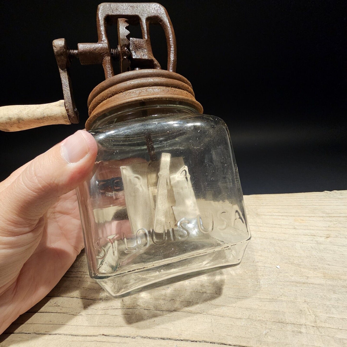 #10 Antique Vintage Style Dazey Butter Churn