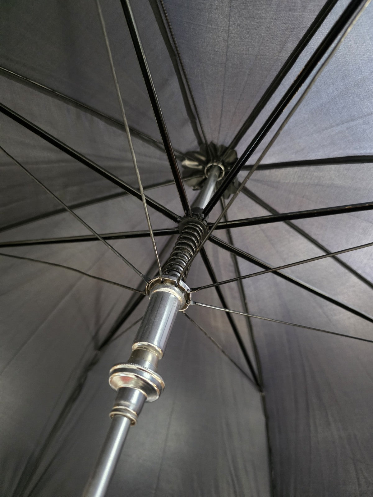 36" Antique Style Wood Crook Umbrella