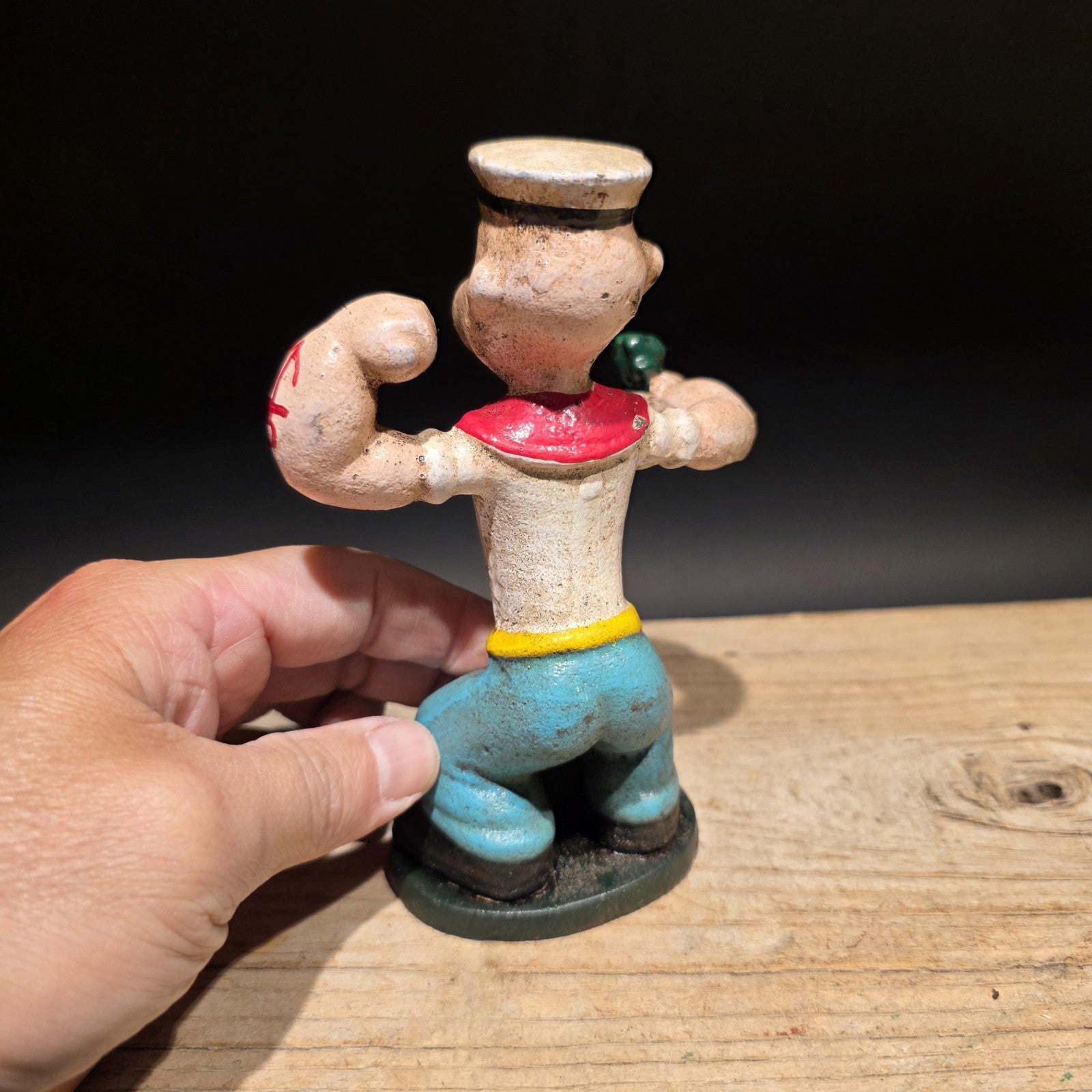 6" Antique Vintage Style Cast Iron Saylor Figurine